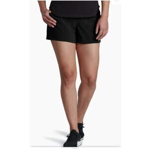 Kuhl Women's Vantage 4" Drawstring Black Shorts L